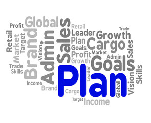 Plan Word Means Planning Schedule And Project