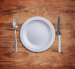 Empty plate