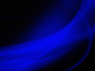  Waves abstract black and blue background 
