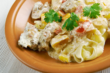 Chicken carbonara
