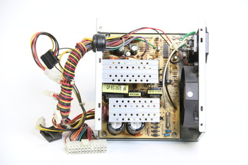 Open computer power supply device isolated