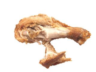 Obraz premium Chicken Drumstick With Bite Taken