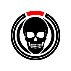Skull Head Emblem