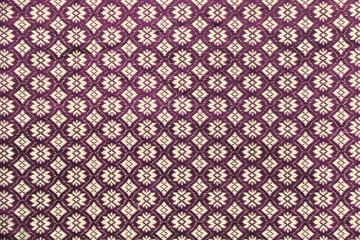 Hand-woven Purple cloth, northern Thailand