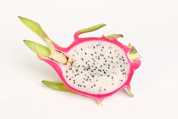 Dragon fruit isolated on white background