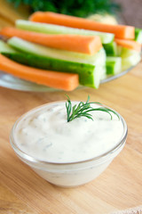 Tzatziki yogurt dip (sauce)