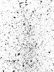 graffiti paint splatter pattern in black over white