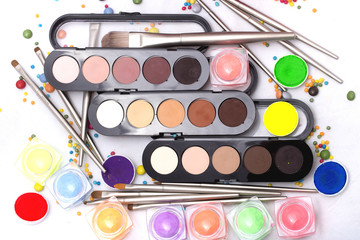 Colorful make-up set