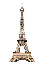 Fototapeta na wymiar Famous Eiffel tower in Paris