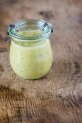 Aioli im Weckglas