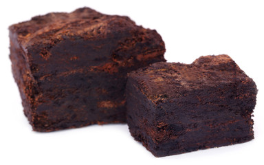 Close up of peat block