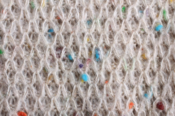 beautiful warm sweater closeup