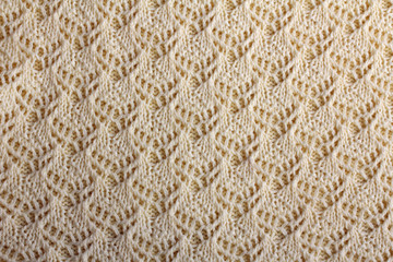 beautiful warm sweater closeup