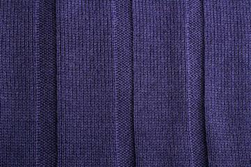 beautiful and warm blue sweater closeup