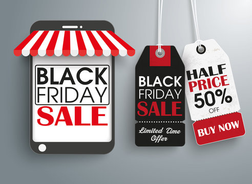 Smartphone Shop 2 Price Stickers Black Friday