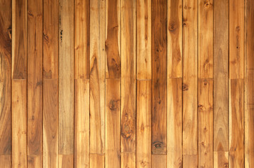 Fototapeta premium Brown wood plank wall background