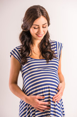 Obraz premium Pregnant woman