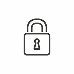 Lock  icon.