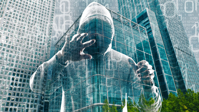 New technology hacker cyber crime in cyberspace