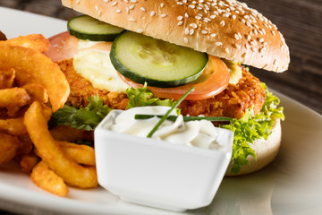 Crispy Chicken Burger