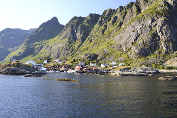 Fototapeta na wymiar Å - Lofoten Islands, Norway