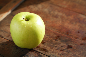 Apple On Wood