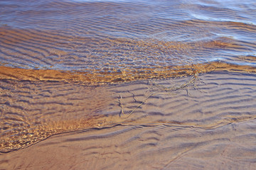 Sea sand texture wave pattern