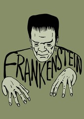 Fototapeta premium Frankenstein sketch