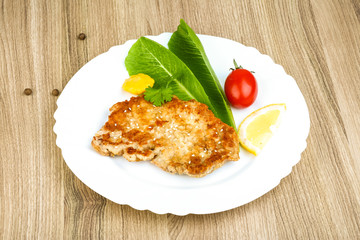 Pork schnitzel