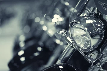 Foto auf Acrylglas Für ihn Fragment eines Motorrads