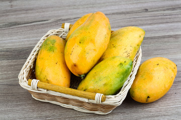 Ripe yellow mango