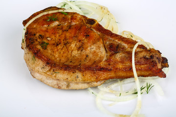 Grilled pork