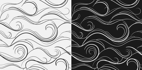 seamless texture with swirls