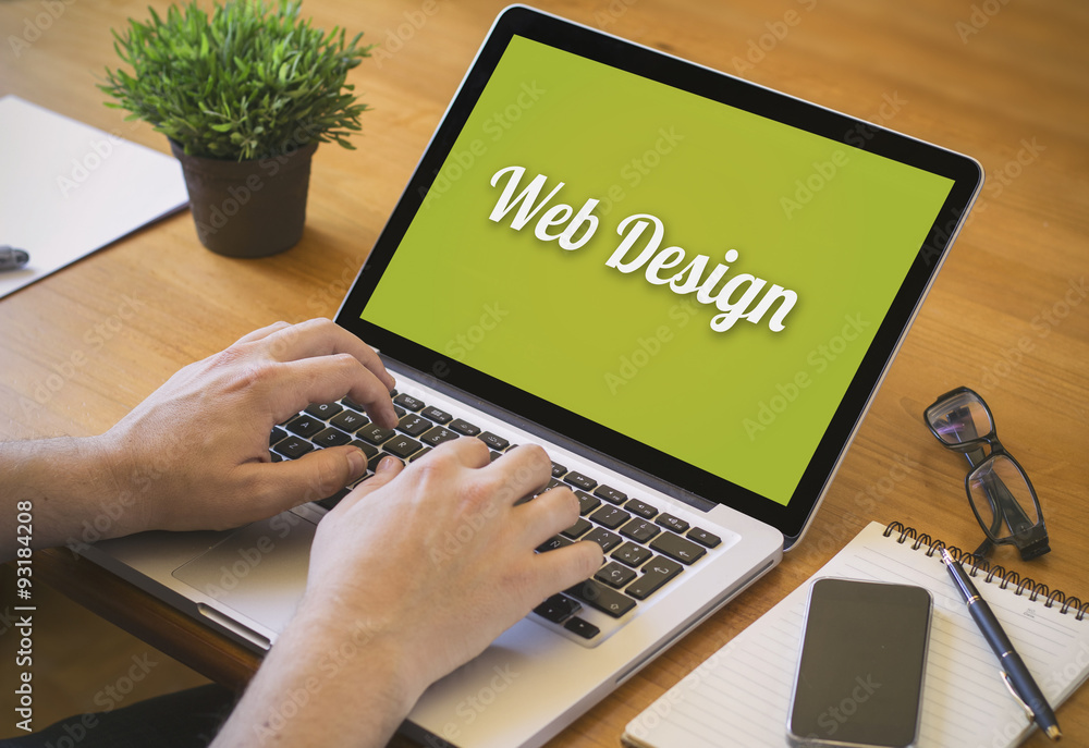 Aufkleber computer desktop web design
