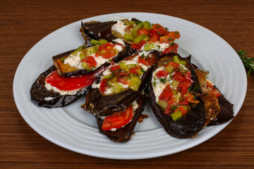 Grilled eggplant
