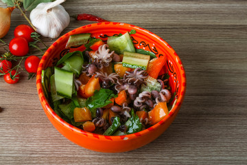 Octopus salad