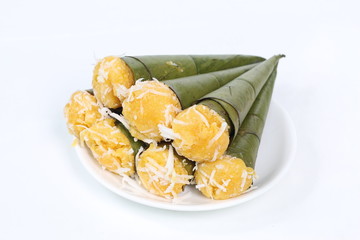 sweet desert in thailand call 'Kha-nom-tan'