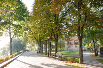 Gomel - October 1: Gomel Palace and Park Ensemble Rumyantsev Pas