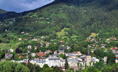 Saint Gervais town, France