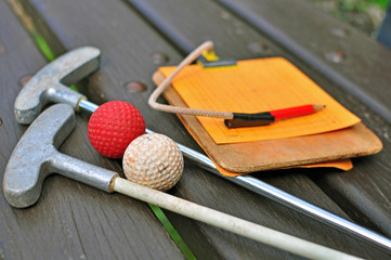 Mini golf equipment
