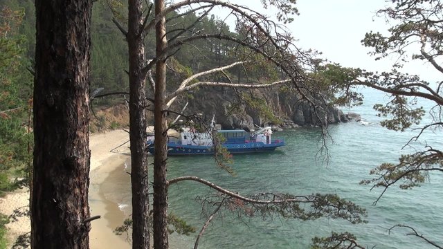 Russia. Baykal Lake. Olhon Island. Small Sea. Burhan Cape.