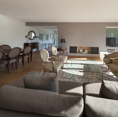 Interior, comfortable living room