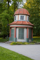 Pavillon auf der Schillerwiese in Goettingen, Deutschland