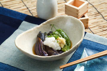 ナスの揚げ浸し