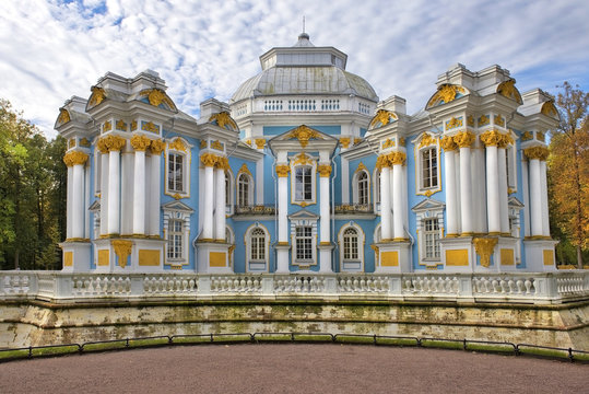 Pavilion Hermitage, Catherine Park,Tsarskoye Selo (Pushkin), Russia in autumn