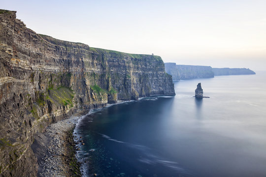 View at the Cliffs and Atlantic ocean.