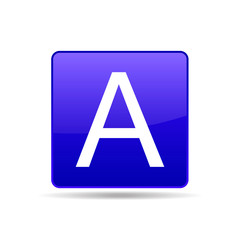 vector icon of letter