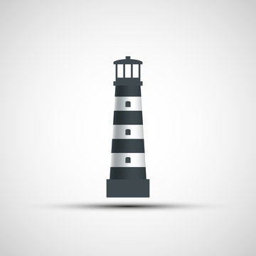 Logo old lighthouse.
