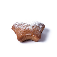 Muffin on a white background
