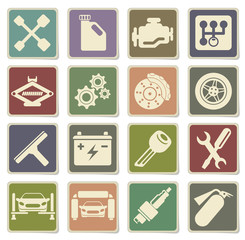 Auto Service Icons